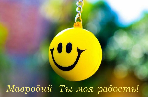 Мавродий, ты моя радость!