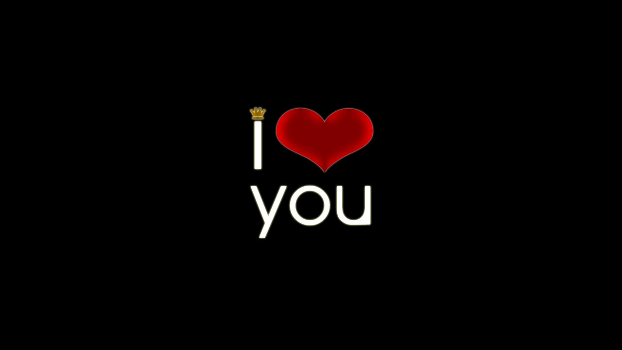 I love you -   