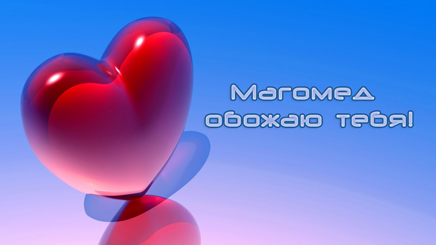 Магомед, обожаю тебя!