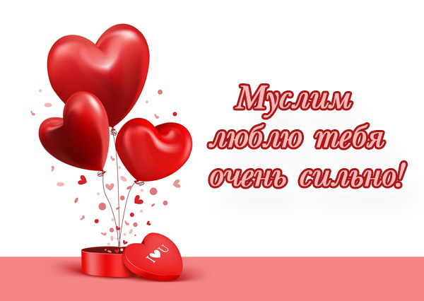 Муслим - люблю тебя очень сильно!