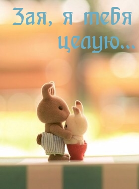 Открыть в полном размере Зая, я тебя целую)